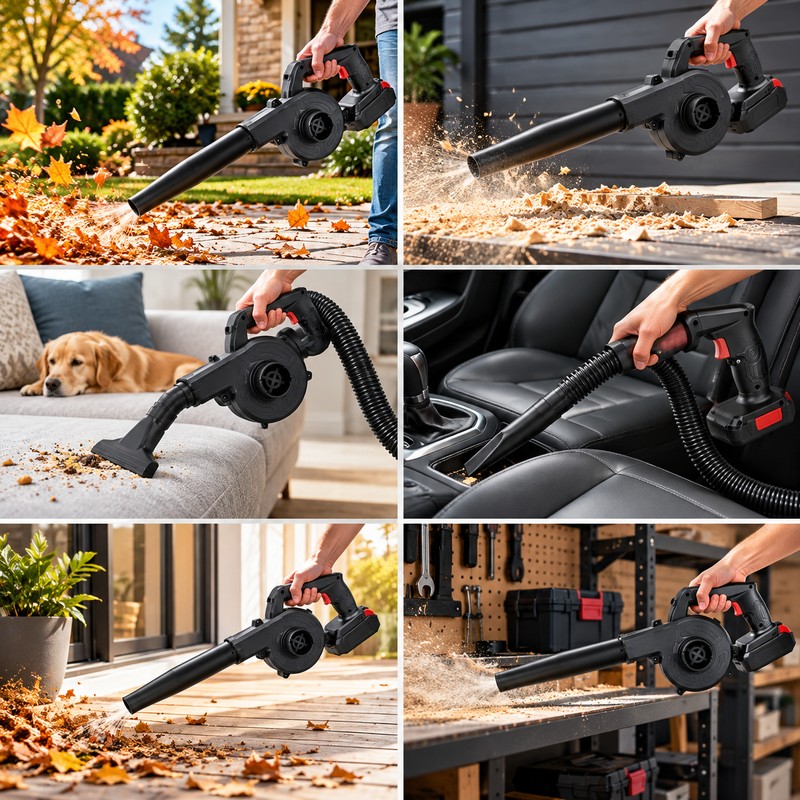 Cordless Electric Air Blower for Home & Outdoor Cleaning –