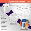 ClearSpace Plastic Storage Bins With lids, 4 Pack – Perfect