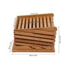 Portable Foldable Wood Literature Rack Display Holder Stand, Pop-up Magazine