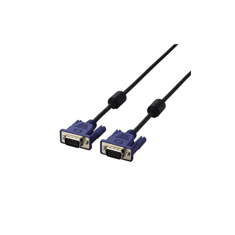 Elecom Display Cable D-Sub15 Pin (Mini) Male – D-Sub15 Pin