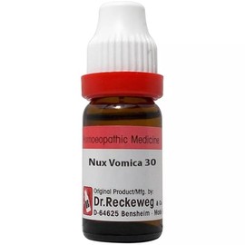 Recckeweg Germany Homoeopathic Nux Vomica 30 CH (11ml)