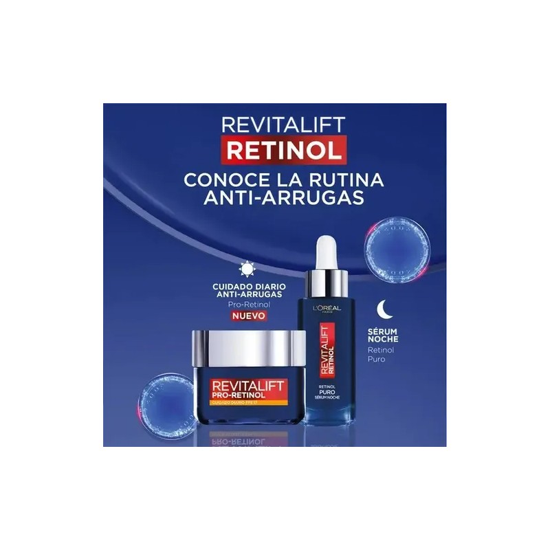 Rutina Anti Arrugas Retinol Loréal Revitalift Sérum Crema