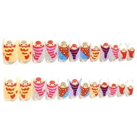 Gnome Life Matte Square Press-On Nails - 24 Pieces - Artificial Nail Kit