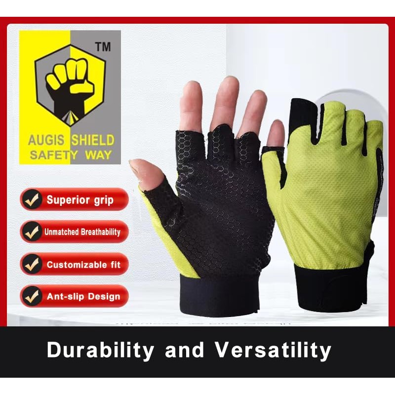 Half Finger Gloves for Training Camping Hunting Fitness Hiking Motorcycle