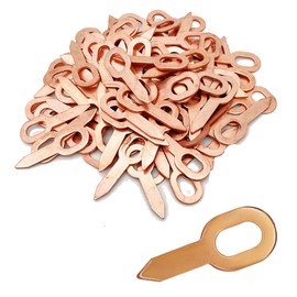 UHANBUT 100PCS Car Dent Pulling Rings, OT Round Dent Pulling Straight Washer for Car Body, Universal Metal Shrink Repair Tool for Panel Welder Spot, Welding Machine Consumables