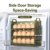 Koja Three-layer Flip-up Egg Storage Container Holder for Refrigerator, Kitchen.