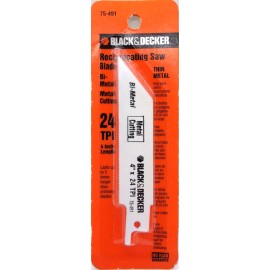 BLACK+DECKER BLACK & DECKER - 75-491 Reciprocating Saw Blade