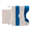 Monoprice Cat6 RJ45 Toolless Twist Lever 180-Degree Keystone