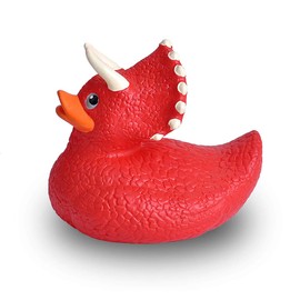 Wild Republic 23210 Rubber Duck, Triceratops, 4 Inches