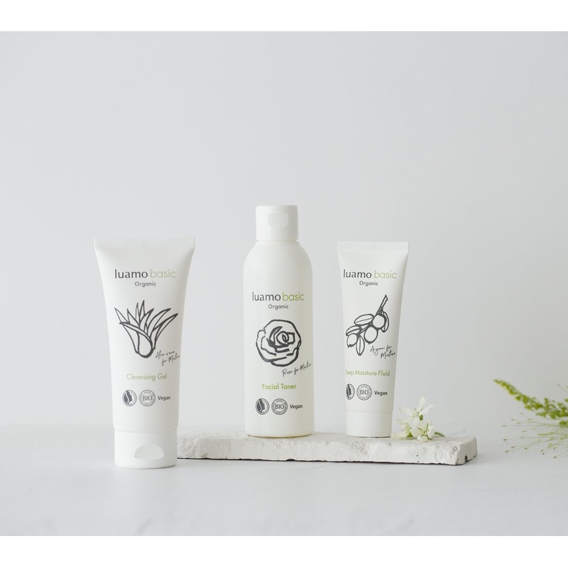 Ruamo Basic Skin Care Set [Cleansing Gel] [Lotion] [Cream Lotion]