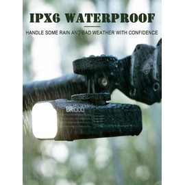 TOWILD BR1000 Bike Lights for Night Riding,1000 Lumen Lightweight Bike Front Light,Long Battery Life,Compatible with Garmin/GoPro Mount,3500mAh Rechargeable&Replaceable Battery,for Commuter Cyclists