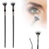 Folding Angle Scalloped Lash Brush, Cepillo de Pestañas en Forma