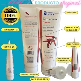 Capsicum Crema Auxiliar Para Neuropatía Diabética 145gr Activo Principal Capsaicina Ag Cosmética Natural Con Ingredientes Naturales Para Brindar Un Bienestar Total