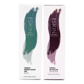 For Skin Kit Crema Facial Hidratante Y Renovación Nocturna