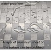 YMMXGE 10-Sheet Peel and Stick Backsplash Tile，Self-Adhesive Metal Sticker ，