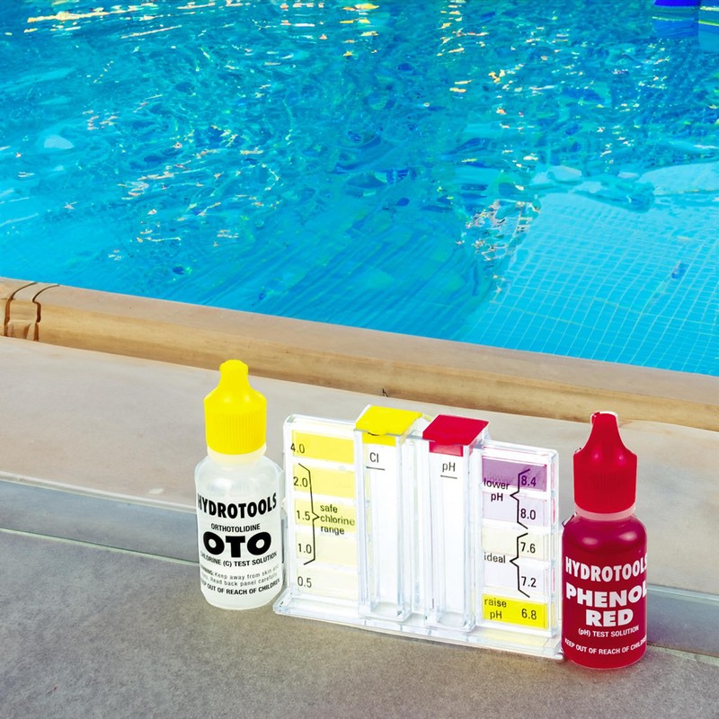 HydroTools Swimming Pool Test Kit - Test, Bromine and pH