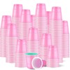 cssopenss 500 pcs pink Plastic Shot Cups pink 2 oz