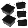 jojofuny 2sets Parts Storage Box Shelf Pegs Garage Peg Board