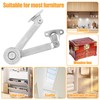 Pack of 2 Lid Support Hinge, Soft Close Lid Support