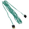 Bachmann Trains 10’ REMOTE SWITCH EXTENSION WIRE - GREEN (1/card)