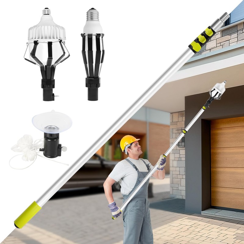Thmxit Upgarded 28FT Light Bulb Changer for High Ceilings, 5-20FT