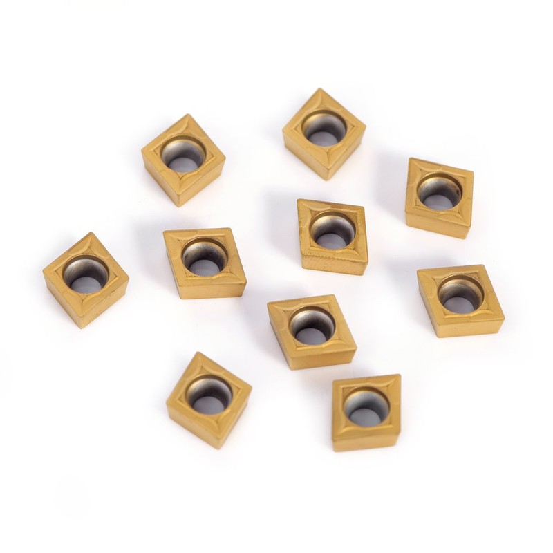 10-Piece Diamond Shape Reversible Cutting Tools Rotary Tools, CNC Carbide