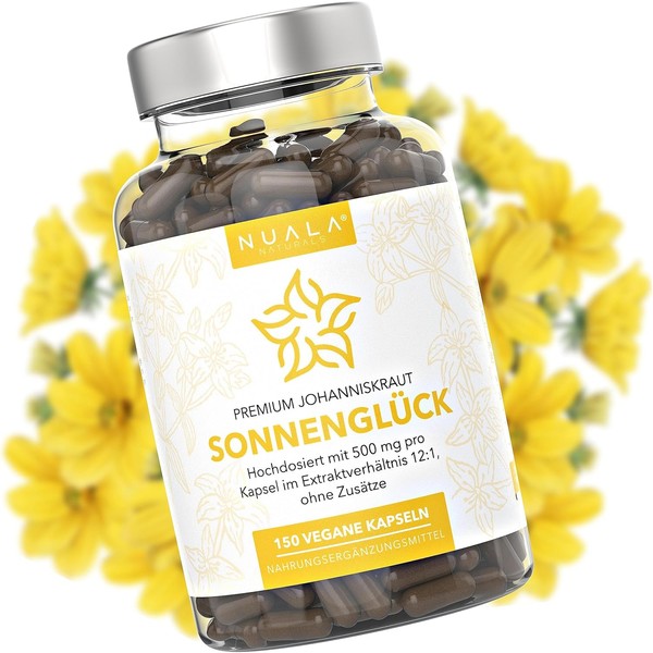 Sonnenglück St. John’s Wort Capsules – 12,000 mg High-Dose Extract