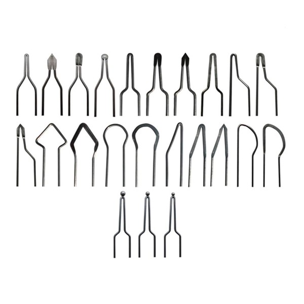 TOPPERFUN 23Piezas Puntas de Alambre de Pirografía, Diámetro 1mm, 1-23