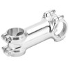 Silver Bike Stem Lightweight Aluminum Alloy with 28.6mm Front Fork