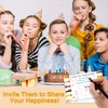 YSTEP Cat Birthday Party Invitations, 20 Invite Cards with Envelopes,