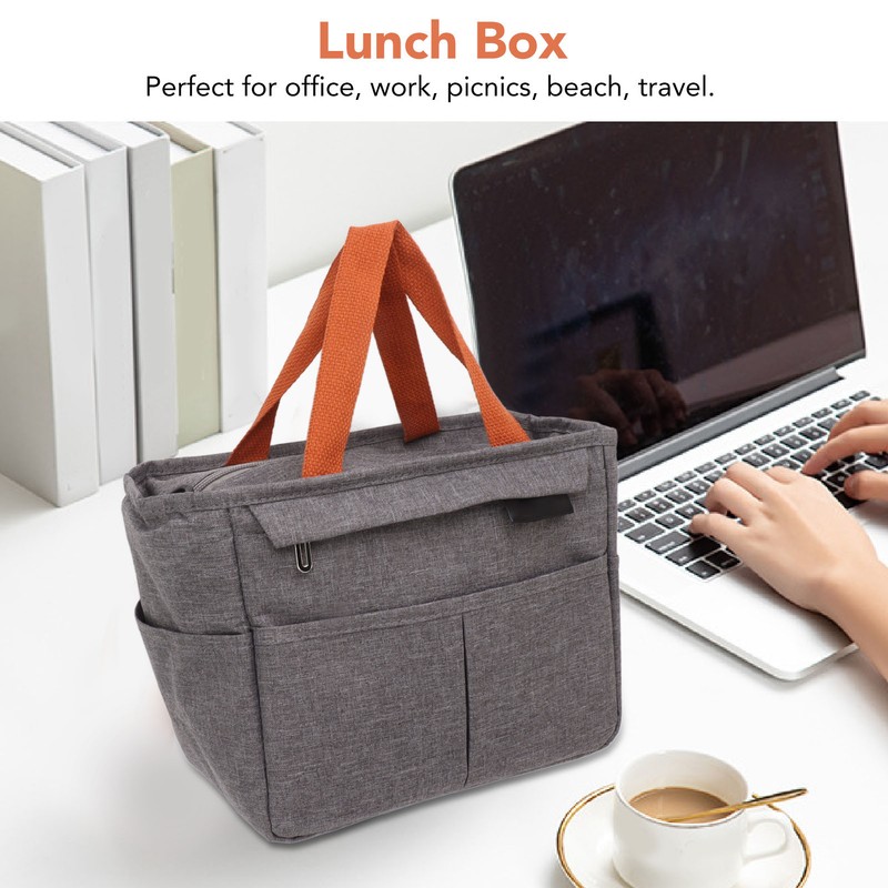 Lunch Box Handheld 15L Capacity Waterproof Leakproof Insulated Lunch Bag