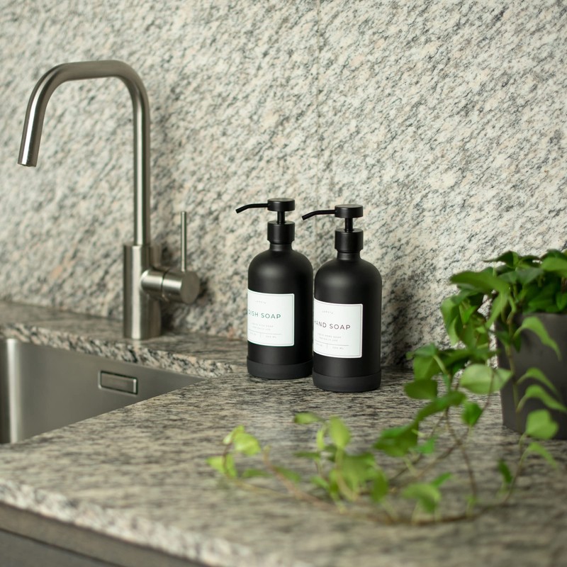 Hand and Dish Soap Dispenser for Kitchen and Bathroom, Set
