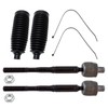 TRQ Front Steering Kit Steering Rack & Pinion Bellow Tie