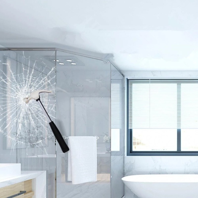 MEGICOLIM Clear Security and Safety Window Film for Glass Windows