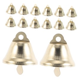 Gatuida 30pcs Vintage Small Jingle Bells for DIY Crafts Decorative Wind Chime Accessories Sound Gold Tiny Bells for Home Decor and Festive Decorations