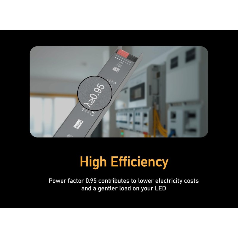 illuburg LED Transformer 24 V 300 W Flicker-Free for LED