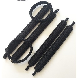 Happy Jeepinit Paracord Grab Handles for Jeep Wrangler - Black