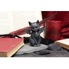 Nemesis Now B5149R0 Malpuss Winged Occult Cat Figurine, Polyresin, Black