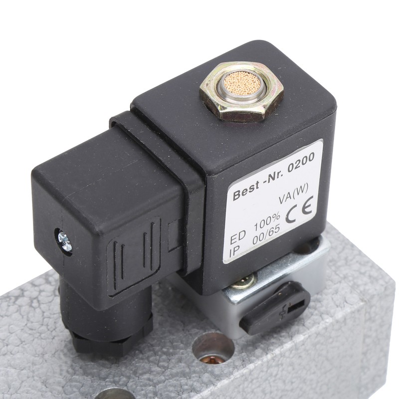 2 Position 5 Way Solenoid Valve Single Electric Control Industrial