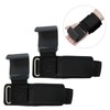 Weight Lifting Hooks Pair Wrist Supports Non-Slip for Gym Grips