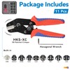 HKS Ratcheting Crimping Tool Set 11 PCS with Changeable Jaws