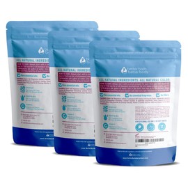 Dry Skin Bath Salt (3 Pack with Scoop) Skin Soothing Epsom Salt with Pure Essential Oils in BPA Free Pouch with Press Lock Seal Made in USA Three 2 Lbs Pouches 6 Lbs Total