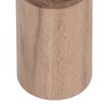 15pcs Essential Oil Car Diffuser Round Shape Simple Compact Walnut