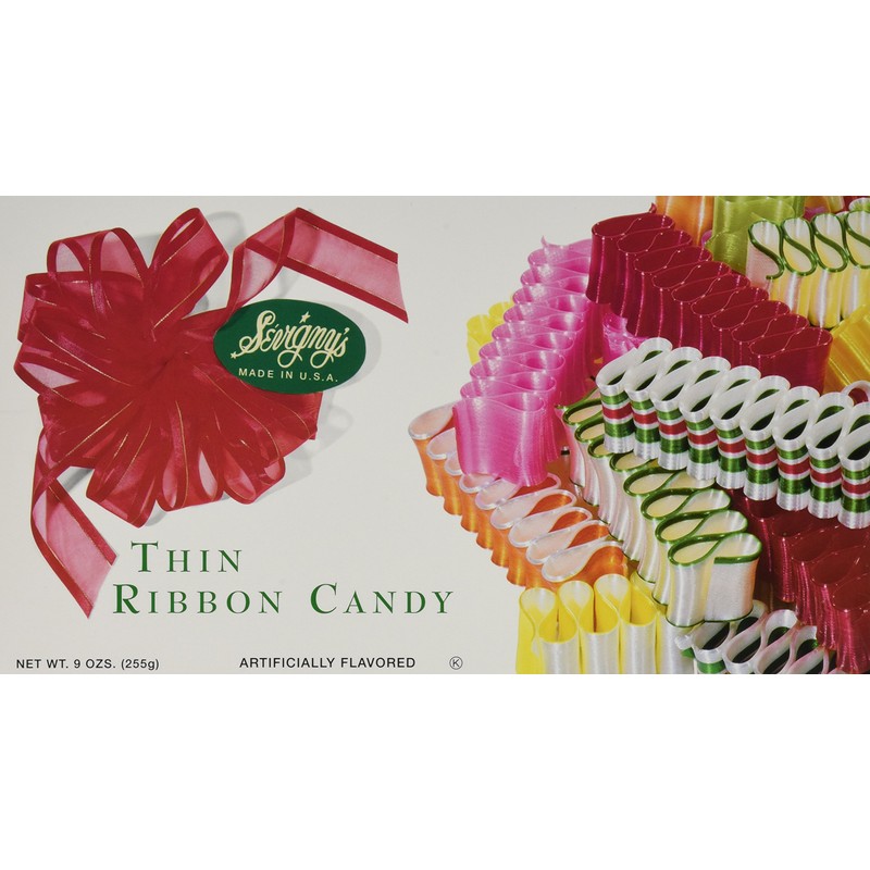 Sevignys Thin Ribbon Candy - Made in USA 9 Oz.