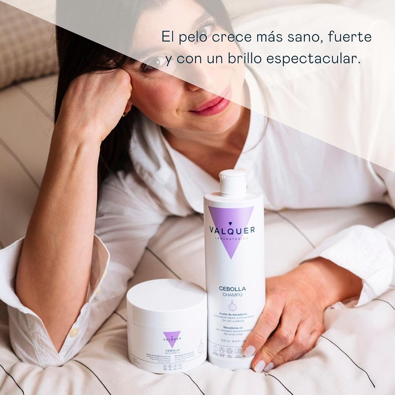 VALQUER Shampoo de Cebolla Regulador del Pelo Graso 1 L
