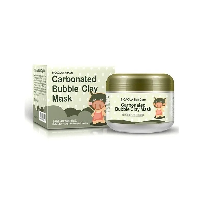 Mascarilla Facial Piel Bioaqua Carbonated Bubble Clay Mask 100g