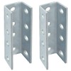 eoere 2 PCS U Shaped Splice Fittings Strut Connector Bracket