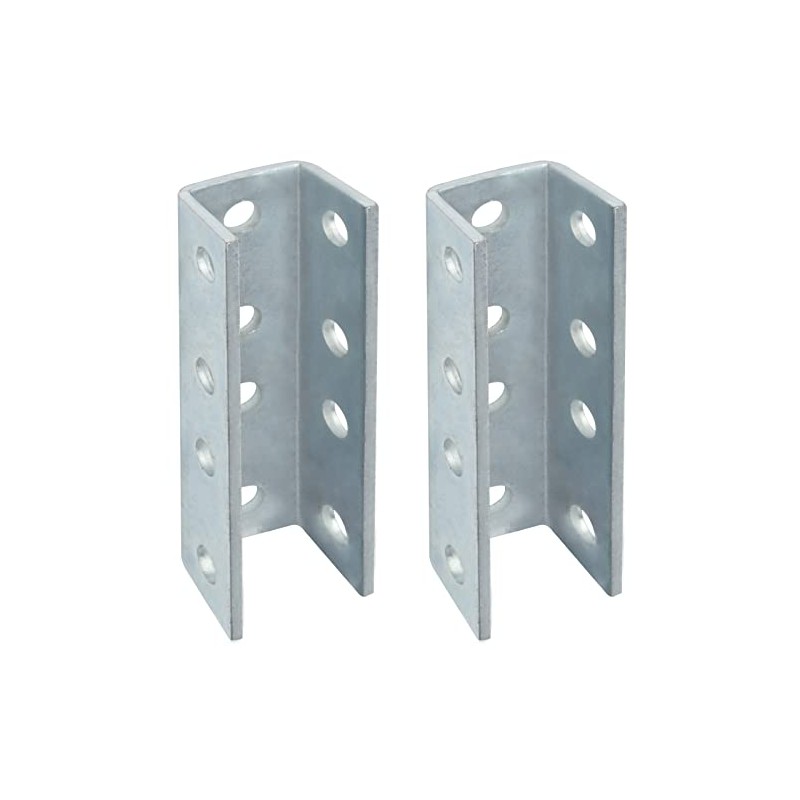 eoere 2 PCS U Shaped Splice Fittings Strut Connector Bracket