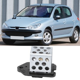 Ymiko Blower Motor Resistor Radiator Fan Relay Resistor 1267E3 Accessories Replacement for 206 206+ 307 307 CC