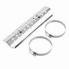 Cunyuer Exhaust Heat Shield, Motorcycle Heat Shield with 2 Stainless